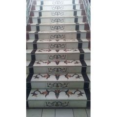 Marble Stairs, Shape: Straight Run Material Marble Pattern Printed Shape Straight Run Dimension 3.5 - 4 ft - Image 1