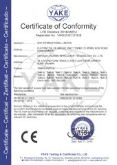 LVD certificate from Yueqing Saishi Electronic Co., Ltd.