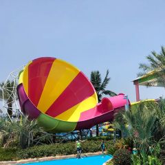 Colorful Immersive Themed Multi - Person Thrilling Combination Children's Small Trumpet Water Park Slide - Guangzhou Hongxing Water Park Equipment Co., Ltd.