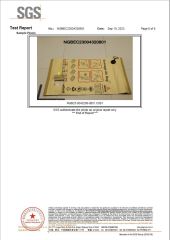 SGS TEST certificate from Shanghai EasyGu Packaging Technology Co., Ltd.