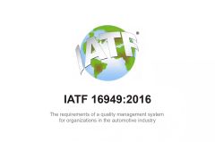 16949 certificate from Wenzhou Jinyue Auto Parts Co.,Ltd