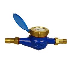 Lxsg 20e Bsp Thread ISO 4064 Class B 20mm Cold Brass Multi Jet Water Meter - Image 6