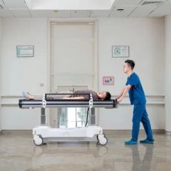 Smart Electric Transfer Trolley Hospital Mobile Bed Medical Patient Transport Nursing Bed - Image 6