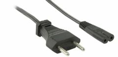 2 Pin Power Cable Cable Color Black Voltage Range 110v-250v Current Rating 2-4a, 2A-4A Compatible SMPS Compatible Design Feature Fully - Image 2