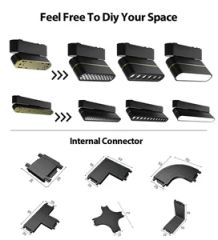 Durable Round Plastic Connectors for Aluminum Profile Systems - Image 4