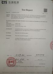 CABLE REACH REPORT certificate from DONGGUAN KOTOBO INDUSTRY CO., LTD.