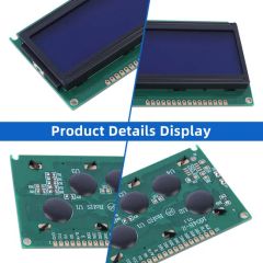 Premium 1604b-2 Blue Character LCD Module for Clear Displays MOQ Low MOQ Type Character Trademark XINNOA Response Time 20ms - Image 5