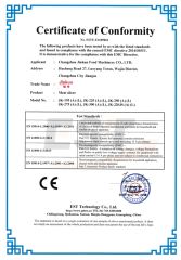 CE certificate from Guangzhou Boyne Kitchen Equipment Co., Ltd.