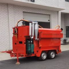 Broken Road Pavement Repair Hot Bitumen Recycle Machine in Highway - Image 4