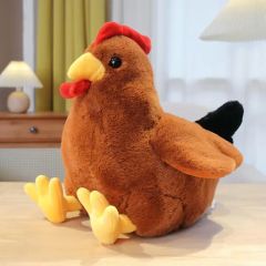 Custom Logo Personalized Soft Wholesale Factory Promotional Kid Child Baby Anime Mascot Gift Doll Plushie Plushies Stuffed Animal Chicken Plush Toy A4 Rooster - Yangzhou Detuo Trading Co., Ltd.