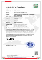 ROHS INDUSTRIAL SWITCH certificate from Shenzhen Longxing Industrial Co., Ltd.
