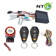 One Way Remote Motorcycle Alarm with Keyless Start and Learning Code - Image 1