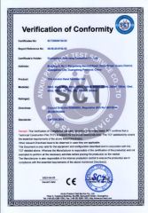 SCT certificate from Shenzhen Yi Han Technology Co., Ltd