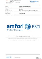 BSCI certificate from Qingdao Yurui Package Co., Ltd.