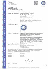 ISO certificate from ALL PRO CORPORATION