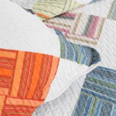 Geometric Prints Quilt China Coverlets - Image 3