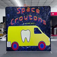 10FT Trade Show Advertising Banner Tension Fabric Display Portable Backdrop Stand - Shanghai Zita Display Industry Co., Ltd.
