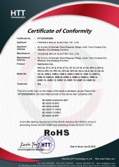 ROHS certificate from Yueqing Maija Electric Co., Ltd.