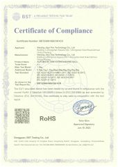 ROHS certificate of Nanjing Jiayi Fire Technology Co., Ltd – certificate photo, supplier certificates section