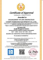 ISO9001 certificate from Changzhou Majet Decorative Materials Co., Ltd.