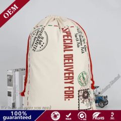 Drawstring Backpacks Christmas Gift Cotton Bag Origin China Brand Name OEM Material Canvas Pattern Type Logo HS Code - Image 3