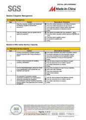 SGS certificate from Kunshan Bova Plastic Co., Ltd.