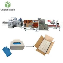 Full Automatic Box Case Carton Sealing Cartoning Machine for Bulk Gloves - Image 1