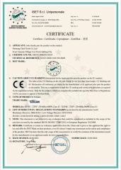 CE4 certificate from Nantong Cheli Tools Co., Ltd.