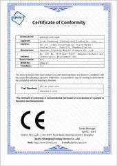 CE certificate from Jinan Fenghuang International Trade Co., Ltd