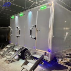 Outdoor Event Travel Prefabricated Portable Modular Trailer Single Double Room Station Mobile Toilet Trailer - Qingdao Leader Vehicle Industry Co., Ltd