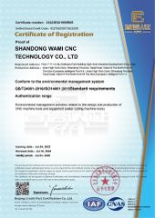 ISO-ENVIRONMENT certificate of HARBIN MEISHU TRADING CO., LTD – certificate photo, supplier certificates section