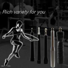 Speed Jump Rope with Ball Bearings Age Adult Weight 85g Color Black Origin China Gender Unisex Model NO. SP-JR57 Handle Material - Image 6