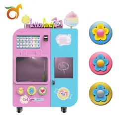 Red Rabbit Commercial Automatic Electric Customize Snacks Cotton Candy Machine - Image 1