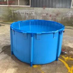 Versatile PVC Water Storage Tank for Live Fish Farming Model NO. 1.8x0.8m Trademark shamoquan Type Canvas Fish Tank Specification 1.8x0.8m - Image 6