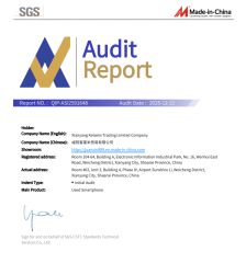 SGS certificate from Xianyang Kelaimi Trading Limited Company