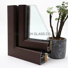 Double Glazing Low E 4+12A+4mm Insulated Tempered Glass MOQ 100m2 Shape Flat Brand Rich Quality Top Color Clear Model NO. rich2 - QINGDAO RICH GLASS CO., LTD.