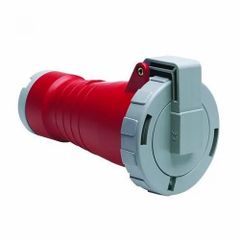 Red Plastic Body Plugs Socket Color Red Power 220V Pin Type 3 Pin Water Proof Yes Material - Image 1