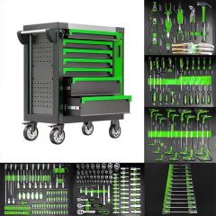 Best Price Drawing Mobile Metal Tool Cabinet Storage Tool Box Cart - Image 5