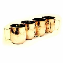 250 mL Pure Copper Mug Shape Round Size Medium Material Copper Capacity 250 mL Finishing - Image 1