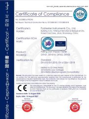 CE for Falling Dart Impact Tester certificate from Pubtester Instruments Co., Ltd.
