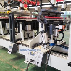 Professional Four-Row Wood Drill for Precision Board Punching Four-Row Drill Capable of Reversing Drill Row Multi-Row Boring Press 4-Row Drilling Machine - Image 6