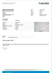 Test Report for Cork Sheet certificate of Xi'an Senmeng Cork Co., Ltd – certificate photo, supplier certificates section