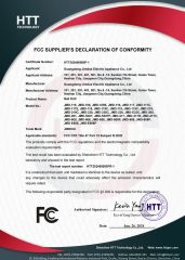 FCC certificate from Foshan Elesecret Electronics Technology Co Ltd