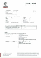 Reach Test certificate from Ningbo ZNZ Leisure Products Co., Ltd.