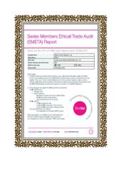 SEDEX certificate from Xiamen Years Trading Co., LTD.