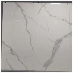 Calacatta White Large Format Porcelain Slabs for Countertops Origin China Surface Honed Thickness 12mm Size 3600？600mm HS Code 2518100000 - Image 4