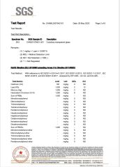 SGS Test Report (Page 2) for High-Quality Glass Jar certificate from Foshan Greafor Import and Export Co., Ltd.