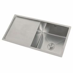 Single Bowl Sink Stainless Steel Kitchen Sinks In Delhi Shape Square Brand Parryware BRANDING ORANGE Sink Type Single Bowl - Image 2