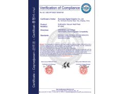 CE Certificate of Sublimation machine ST-3042 certificate of Yiwu Sunmeta Technology Co., Ltd. – certificate photo, supplier certificates section