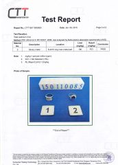 Lead and cadmium report certificate from YLY JEWELLERY CO., LTD.